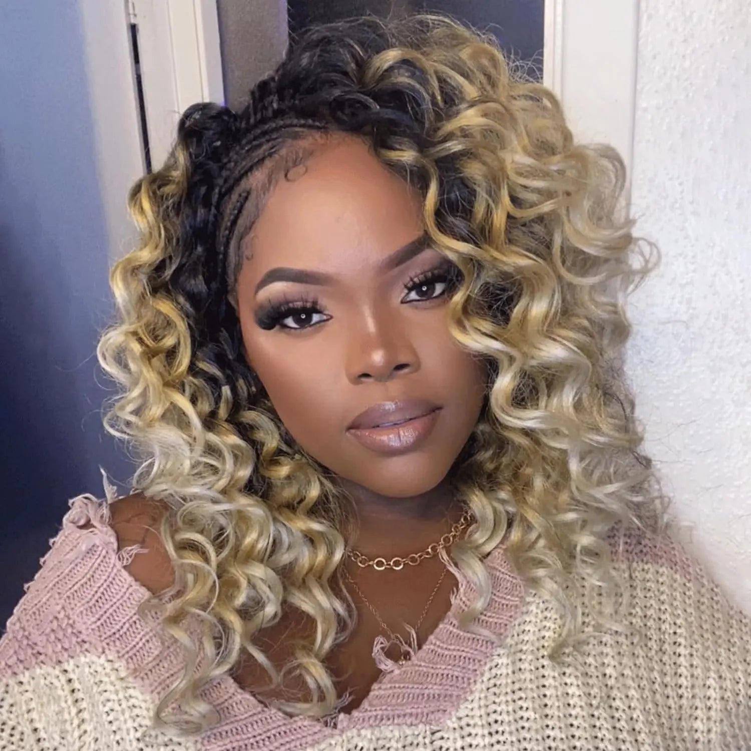 ( US ONLY) FAST SHIPPING OC | Toyotress® Ocean Wave Crochet Hair - 8 Packs Short Curly Water Wave Deep Twist Wavy Braids For Black Women Synthetic Braiding Hair Extensions Toyotress